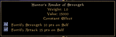 Hunters Amulet of Strength